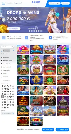 l'application et interface Tipwin Casino