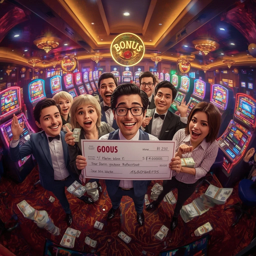 bonus dans les mains de l'homme au casino TIPWIN CASINO