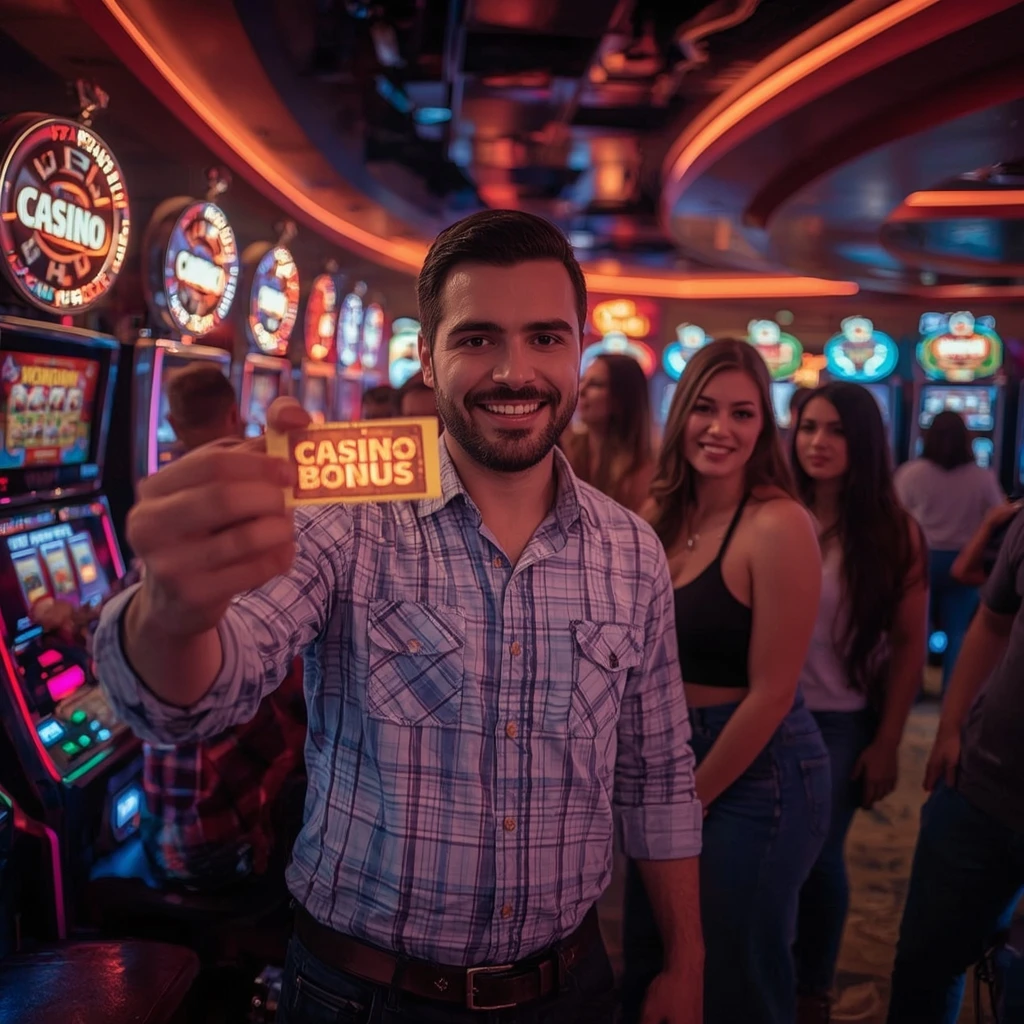 personne tenant un bonus Tipwin Casino