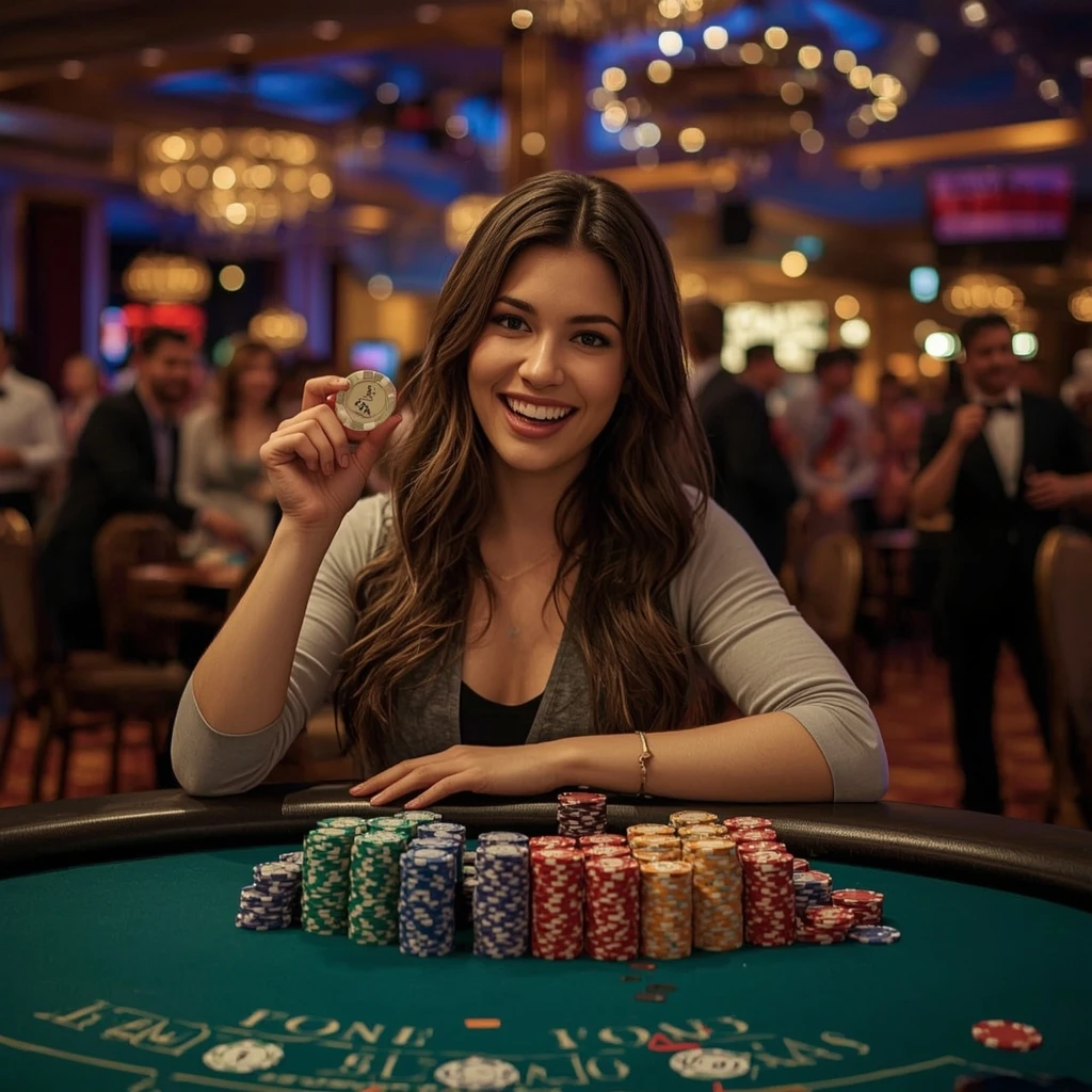 bonus dans les mains d’un homme au casino Tipwin Casino