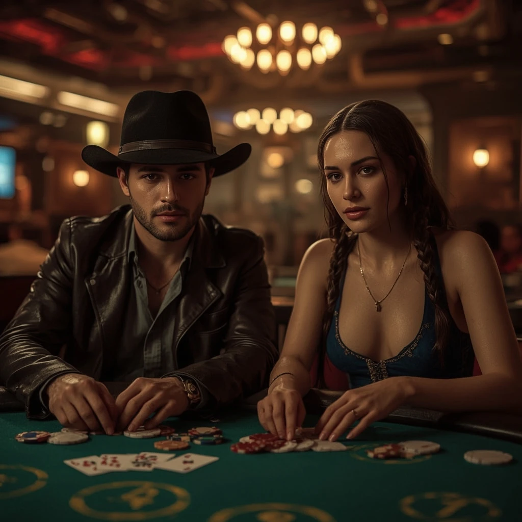 photo de deux joueurs de poker TIPWIN CASINO